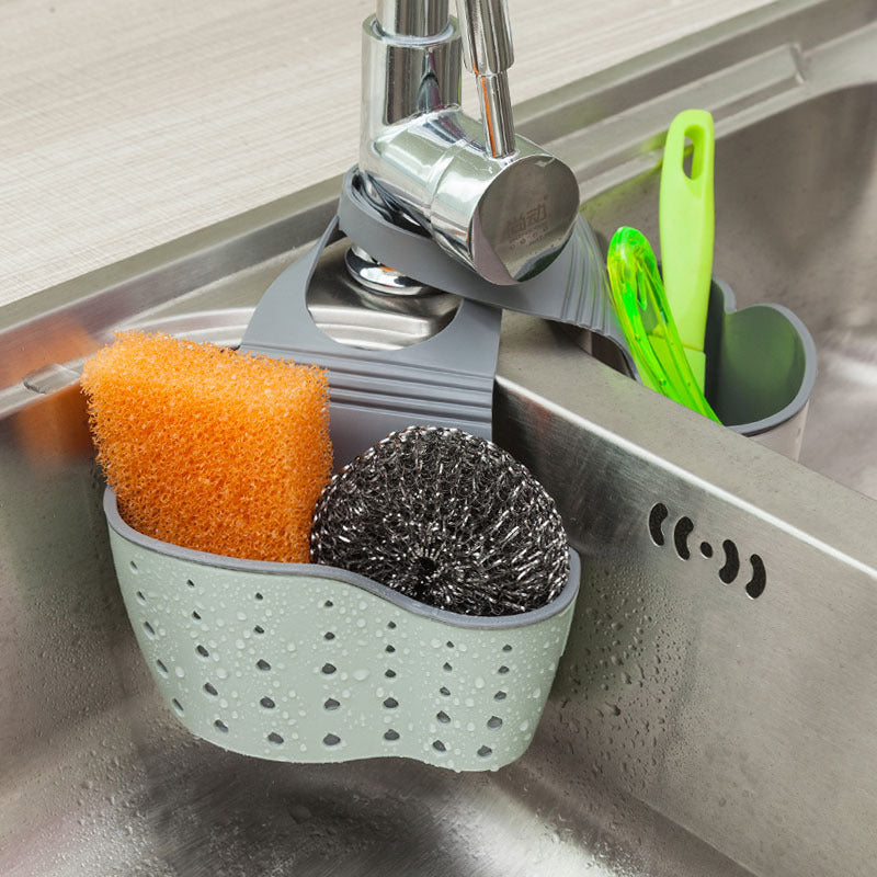 Adjustable Kitchen Sink Sponge Holder